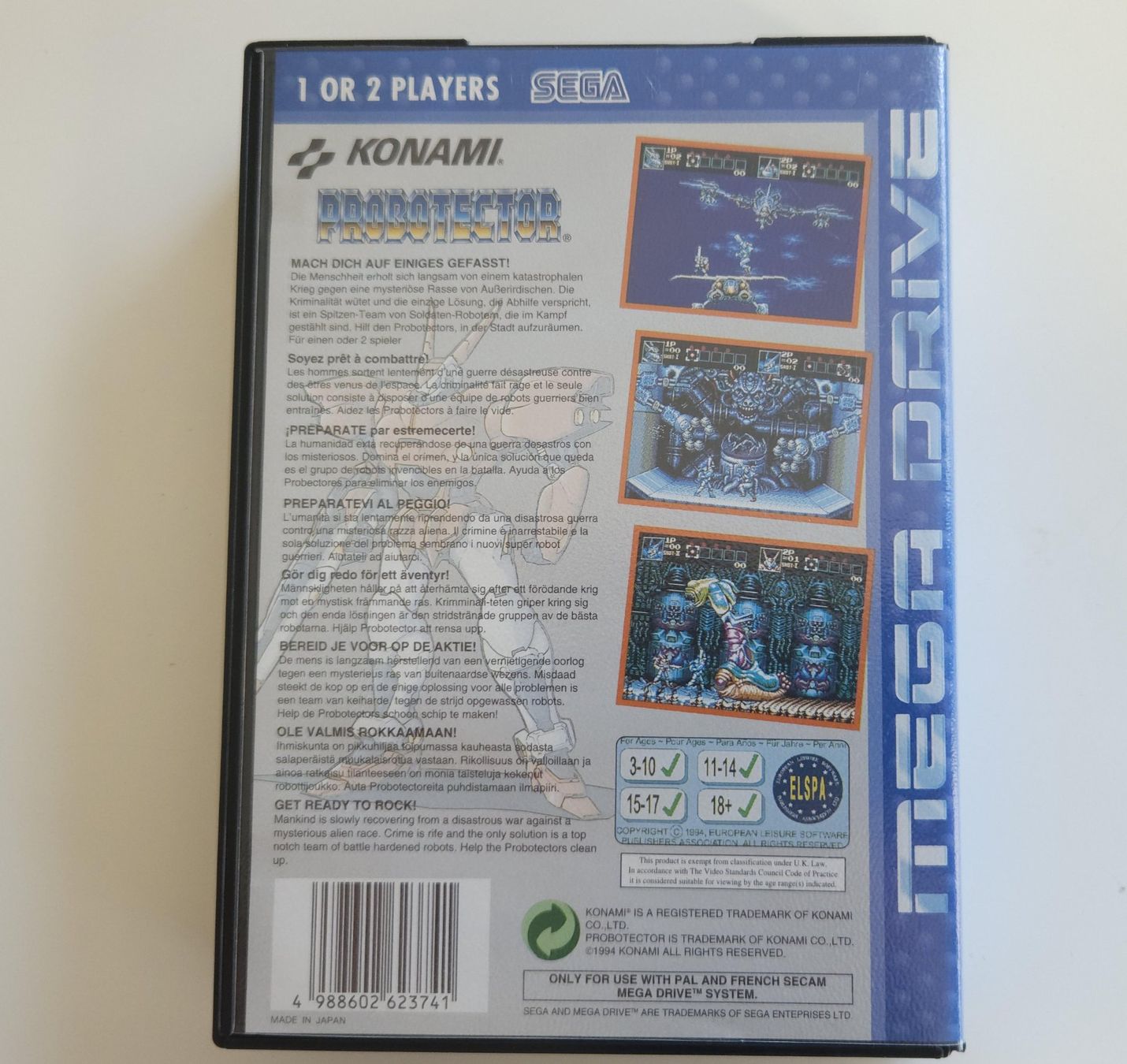 Sega Spiele: Probotector - Mega Drive – Gebraucht aus Autigny von zel_gvl5 1