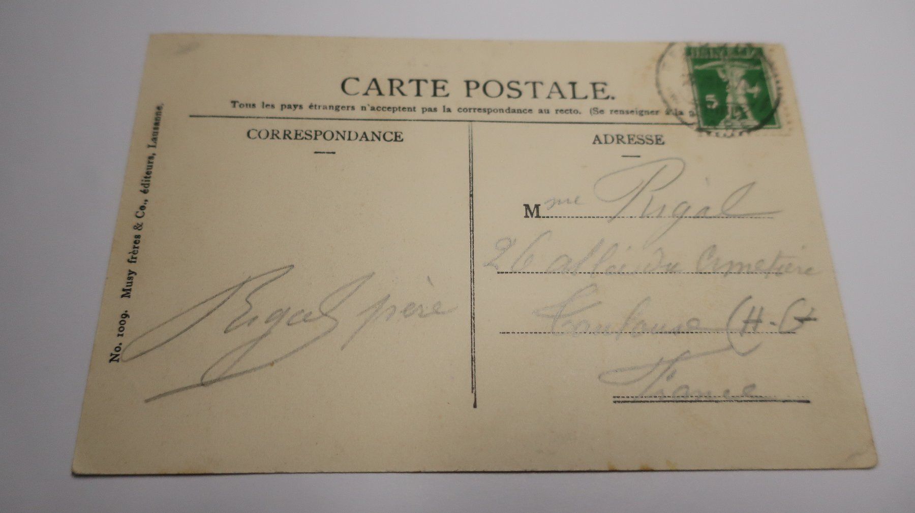 Cartes postales: Fribourg - Gotteron  1913 – D'occasion à Cormoret par Pascalll2001 2