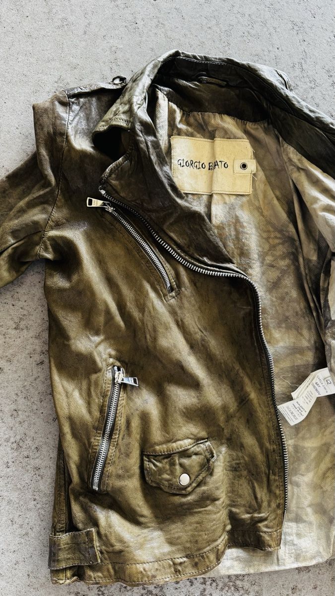 Giorgio Brato Giacche: Giorgio Brato Lederjacke, Top Zustand! – Usato da Heerbrugg venduto da Heaven09 4