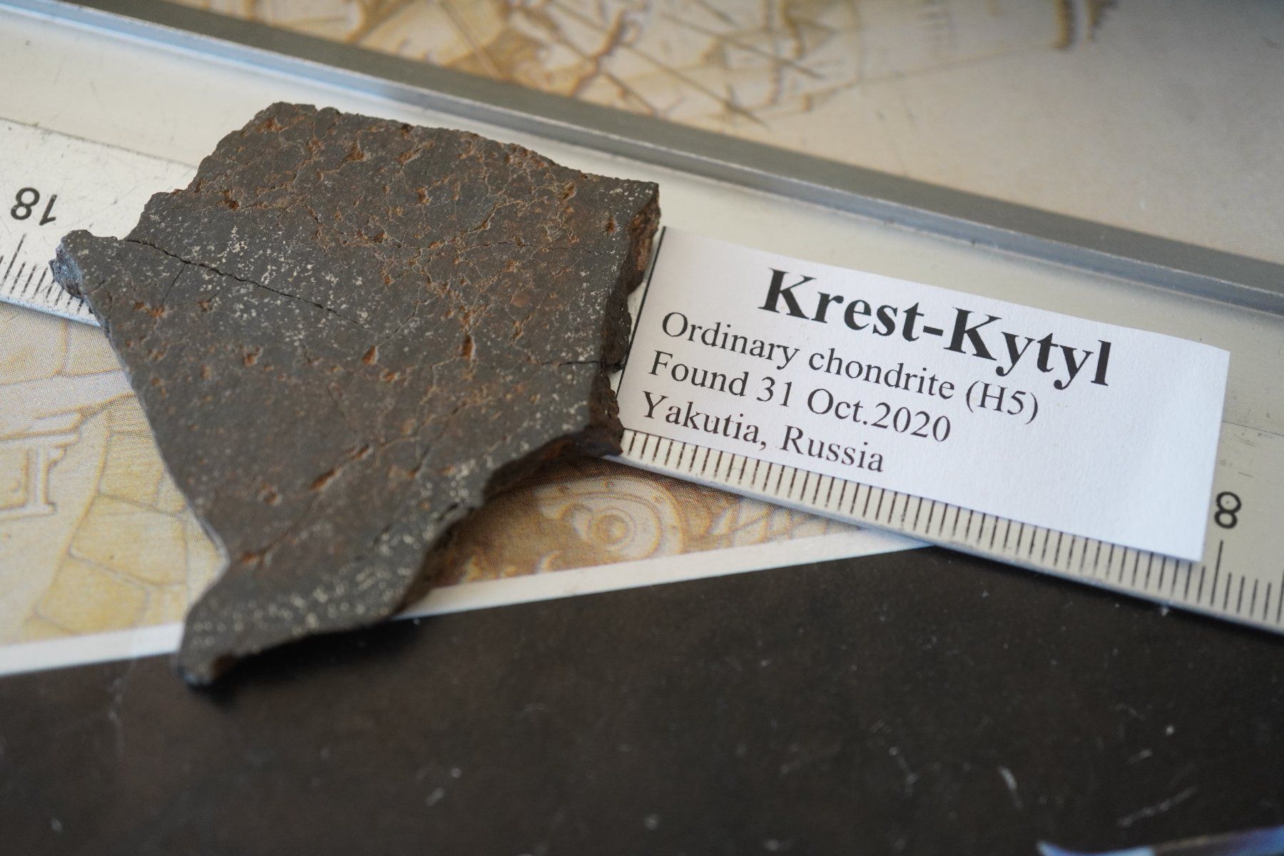 Minerali & Pietre curative: Krest Kytyl   Meteoriten  18,5g    Scheibe – Nuovo e nell'imballaggio originale da Eschenbach SG venduto da topstone 5