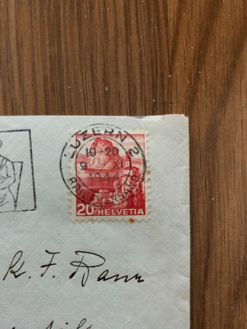 Tutti i francobolli: 1A Brief 9.XI.1944, Stempel Luzern 2 – Usato da Landquart venduto da interesse63 1