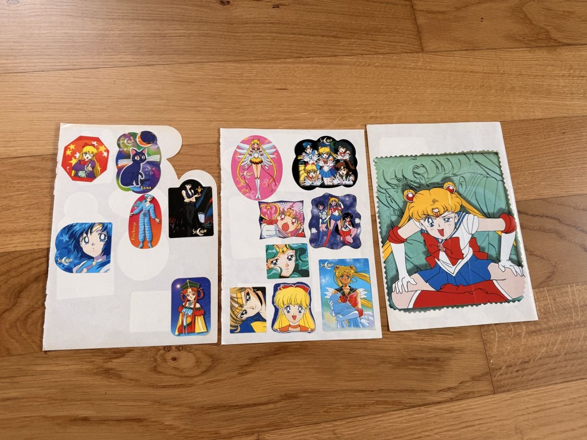 Fumetti: Sailor Moon Set 90er Bundle Figur Poster Sticker Sammlung – Usato da Kölliken venduto da lieblingsfund_93 3