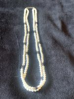 Elegante Süsswasserperlenkette mit Onyx - Zeitlos schön! (59