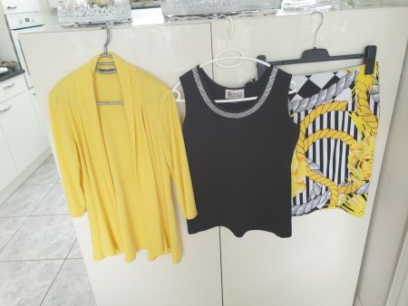 3-Teiler Jupe, Jacke + Top Versace Stil von Frank Lymann 38