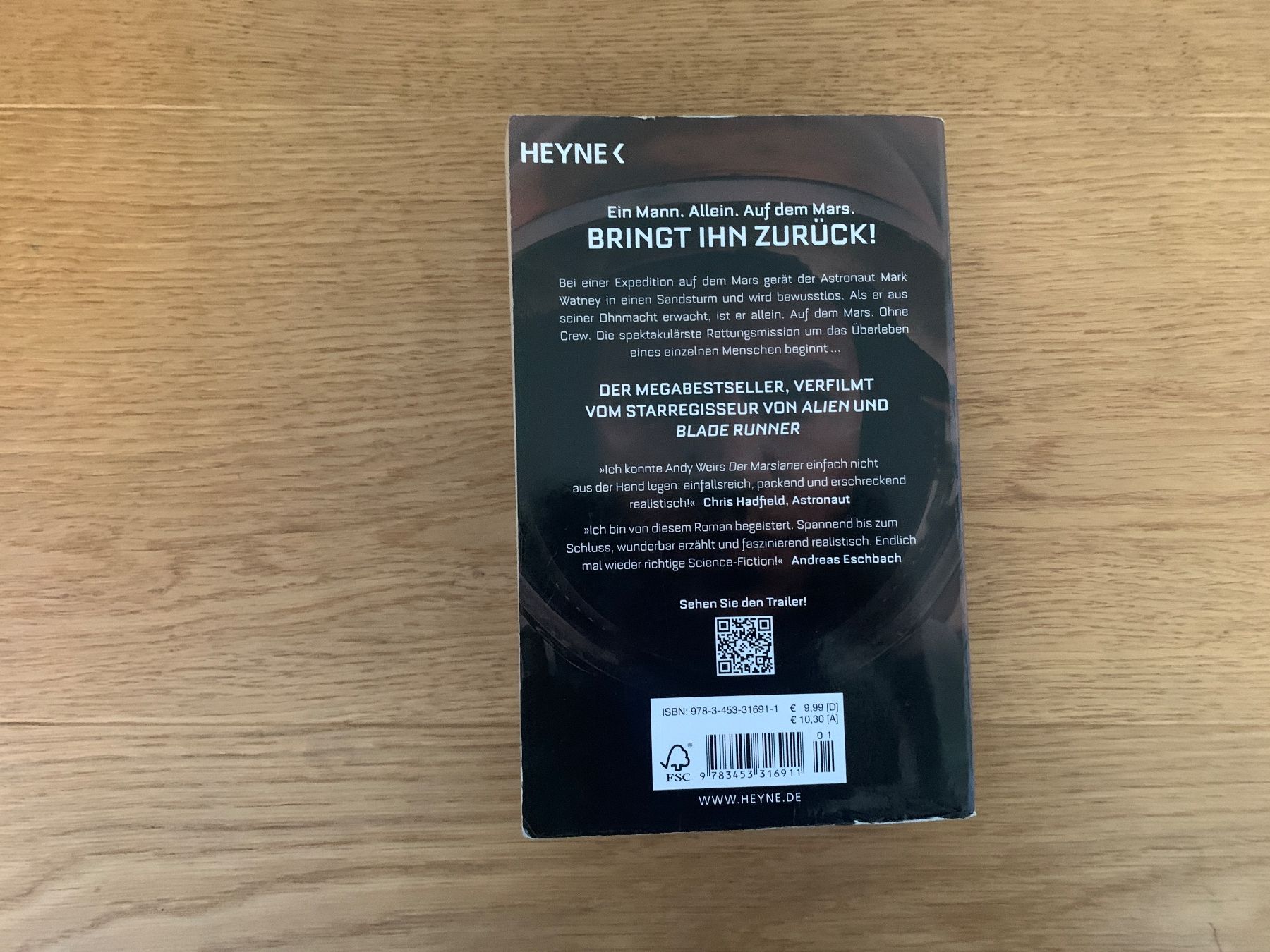 Libri: Der Marsianer von Andy Weir – Usato da Bern venduto da Sid.M 1