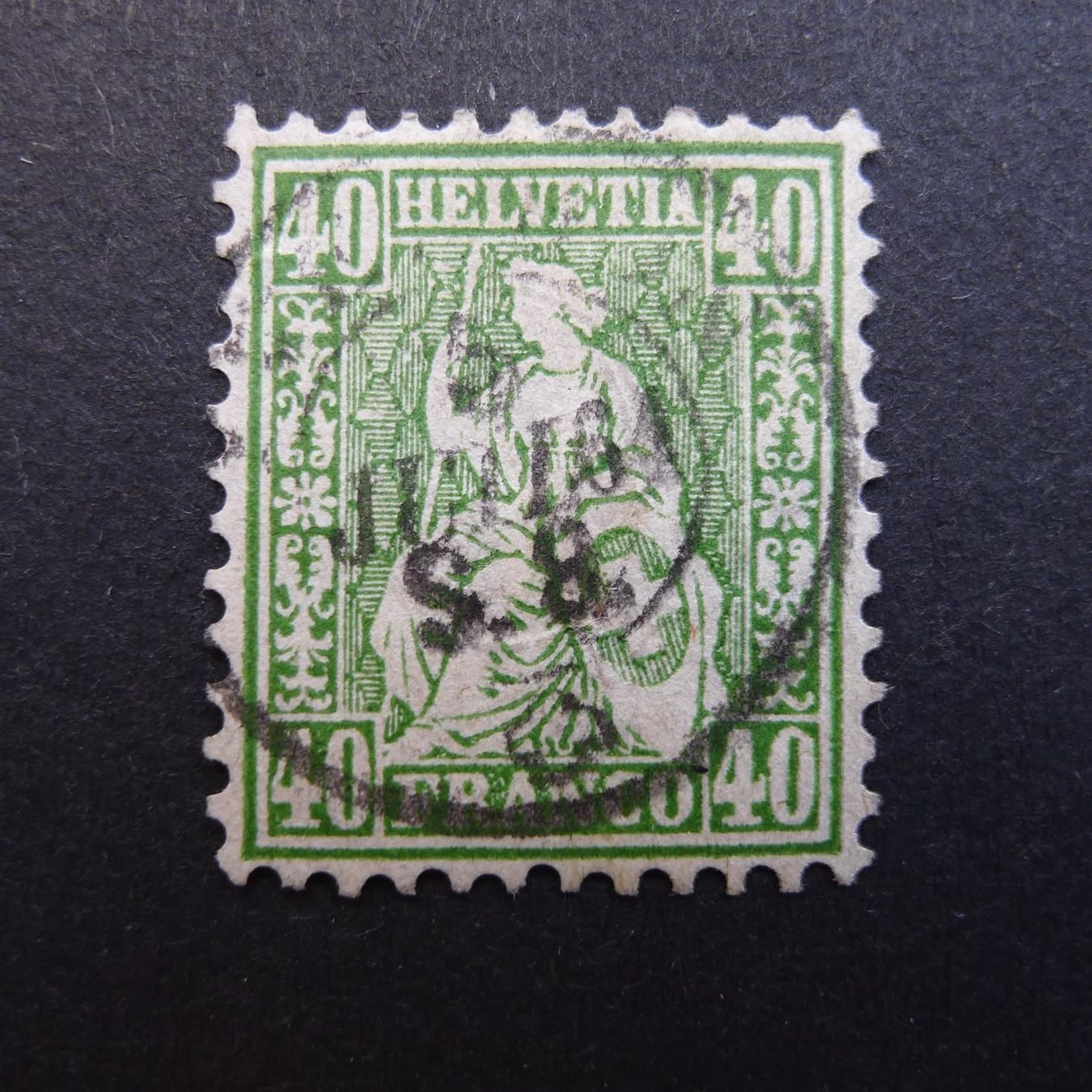 Tutti i francobolli: 1863 Nr. 34 mit Vollstempel – Usato da Dagmersellen venduto da wyss1982