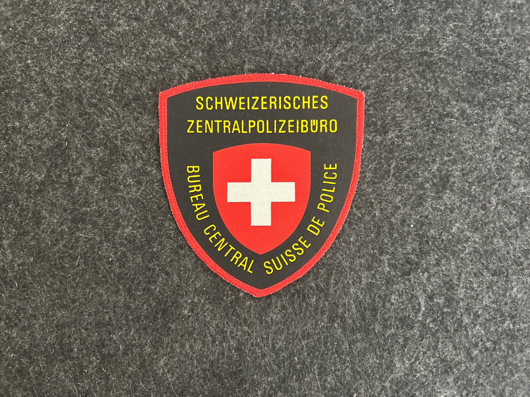 Plaketten & Abzeichen: Patch, Schweizerisches Zentralpolizeibüro (Bundespolizei) – Gebraucht aus Berikon von DGC-1995