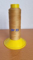 Nähfaden-Spulen Gold Nr. 15, extra stark