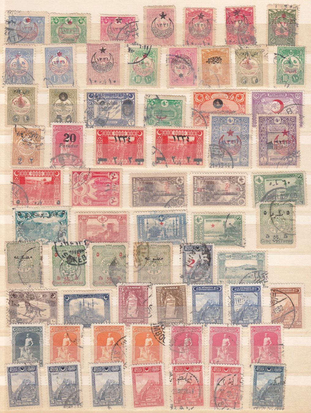 Tutti i francobolli: Türkei ab 1865, 270 Stk – Usato da Bürglen TG venduto da StampGraf 1