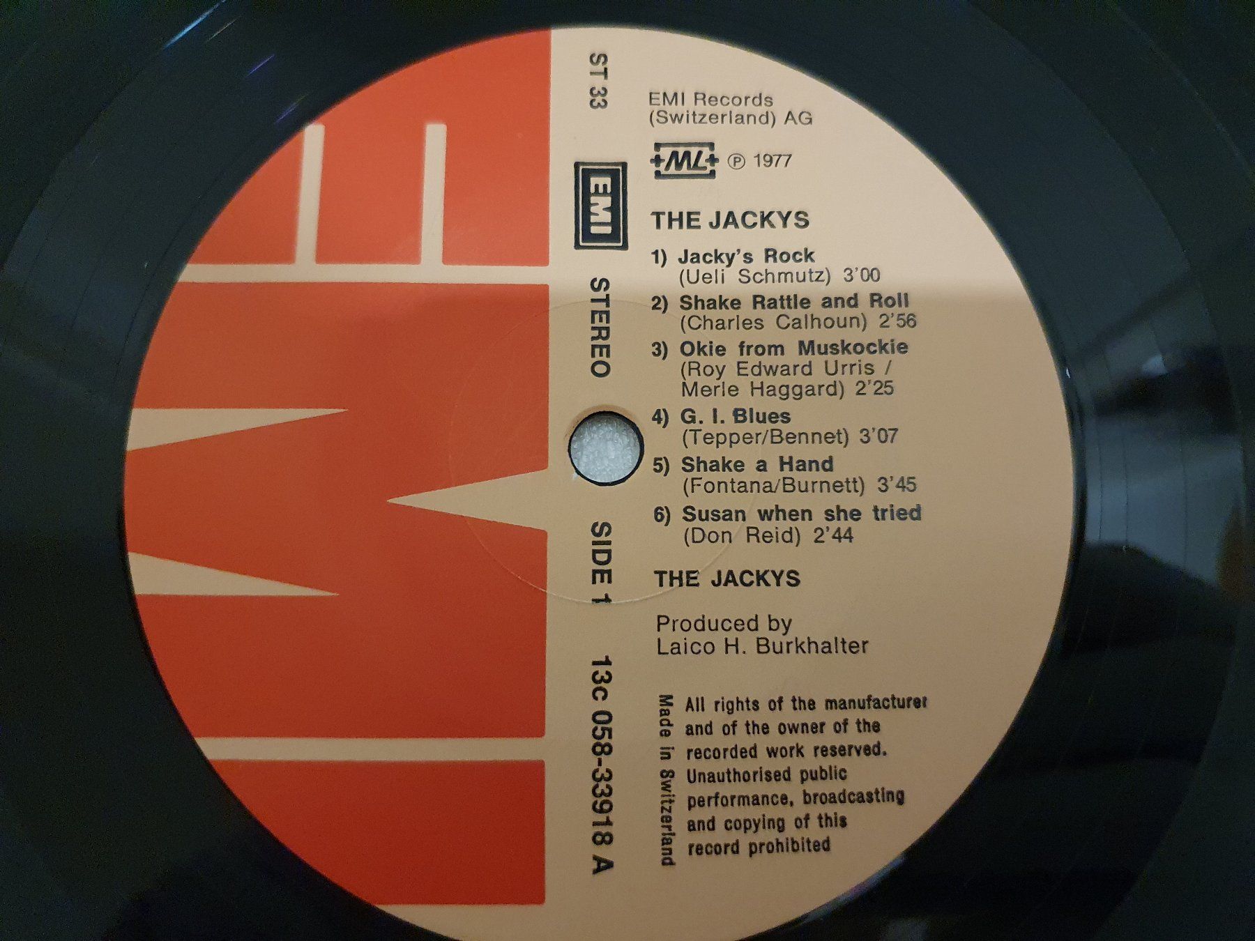 Dischi in vinile: The Jackys – Jacky's Rock – Usato da Uster venduto da Vinyl-Leidenschaft 3
