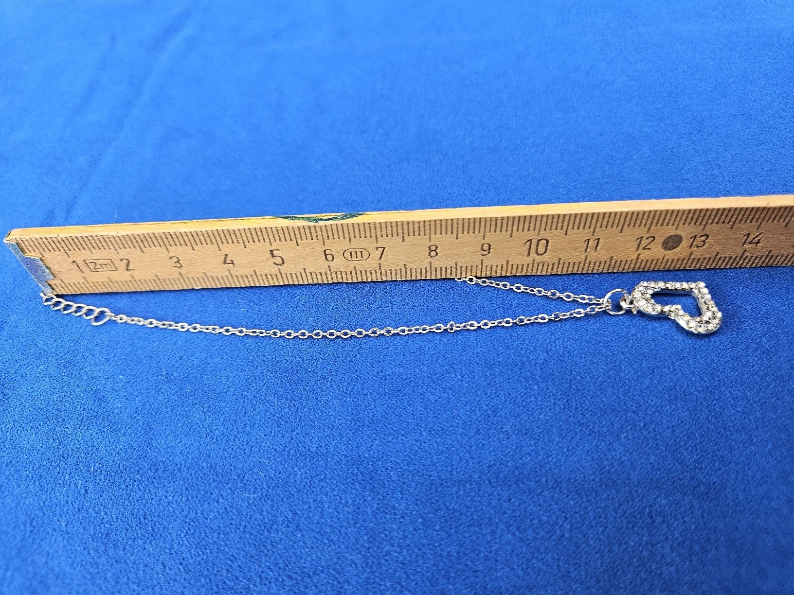 Catenine: Kette mit Herz Anhänger mit Steinchen – Usato da Wettingen venduto da Sk8ertomda 2