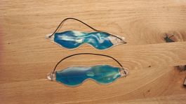 Gel Kühlmasken für Augen blau 2 Stück