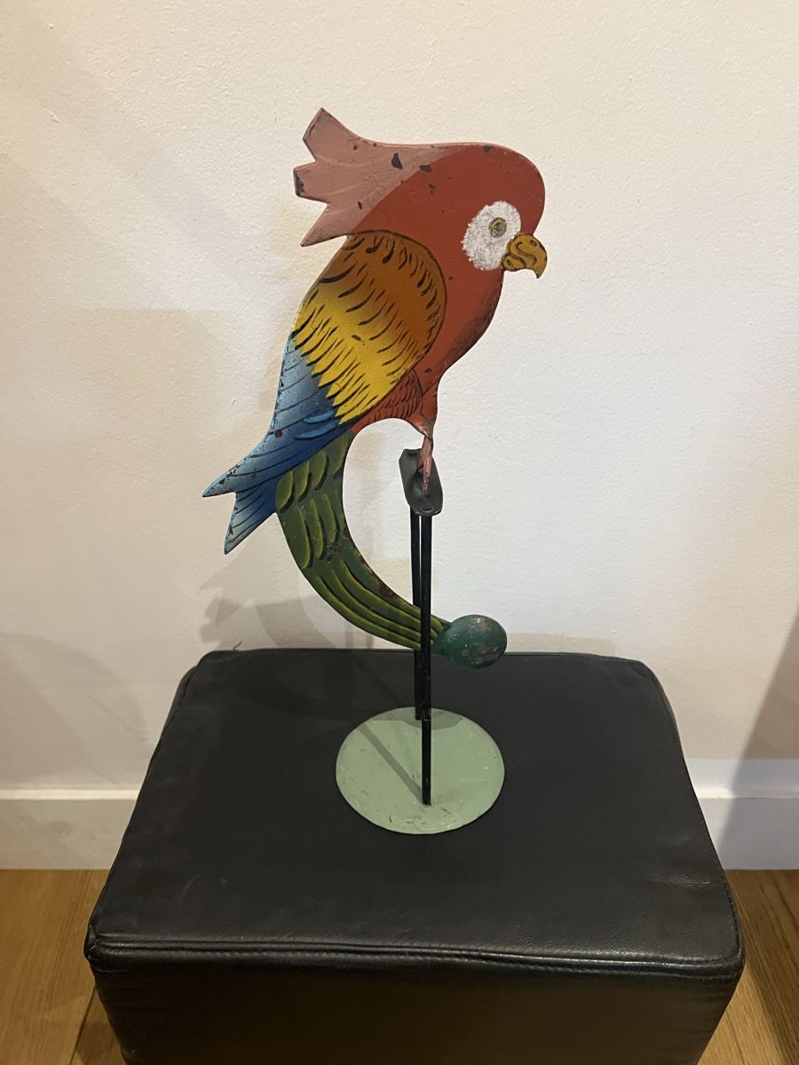 Statuette: Wipp-Wackelfigur Papagai – Usato da Aarburg venduto da Annemarie16 2
