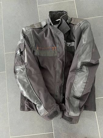 Töffjacke Difi, aerotex, schwarz