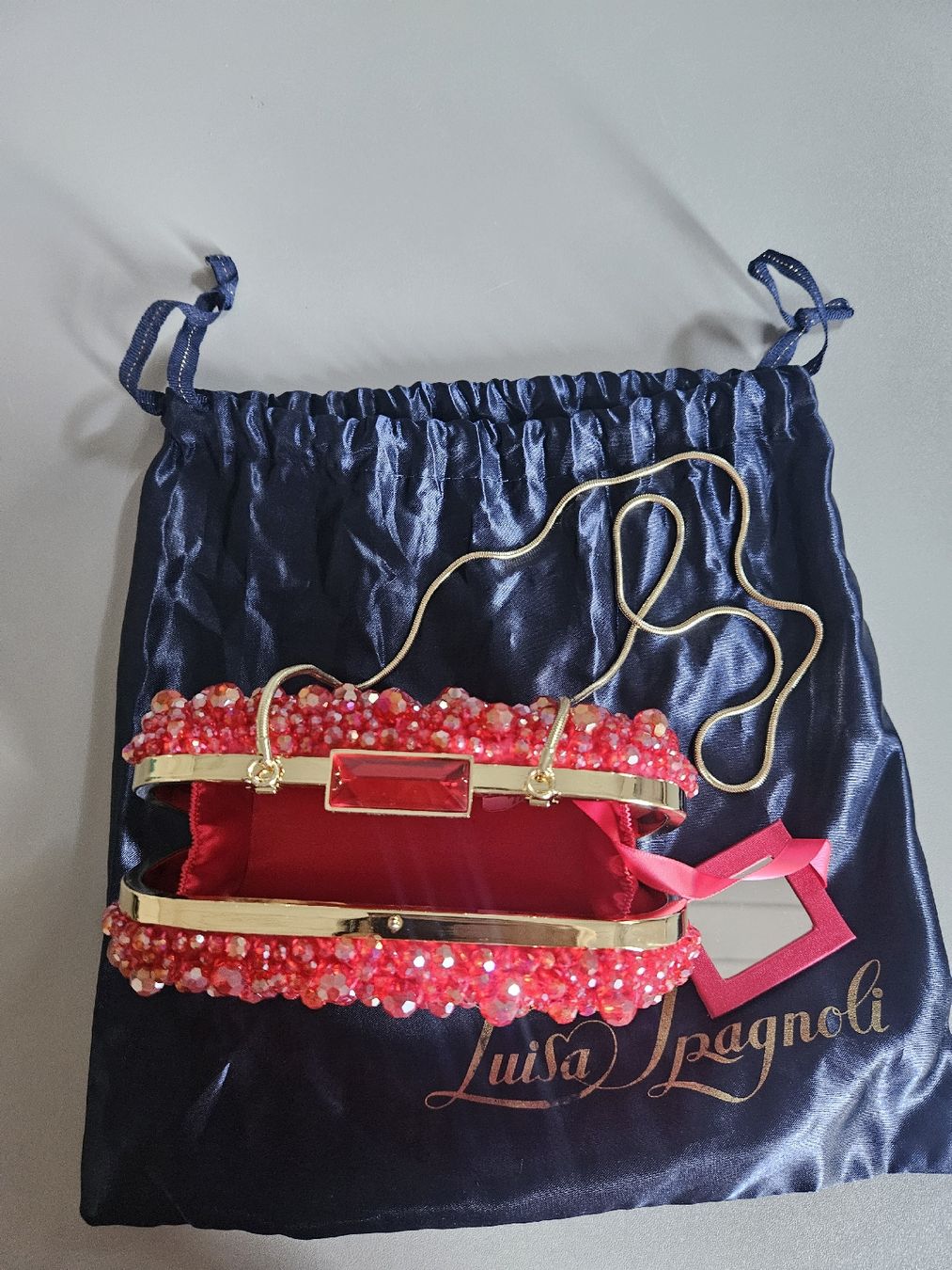 Borse da donna: Luisa Spagnoli Beaded Clutch – Usato da Sisikon venduto da MyNewEra 1