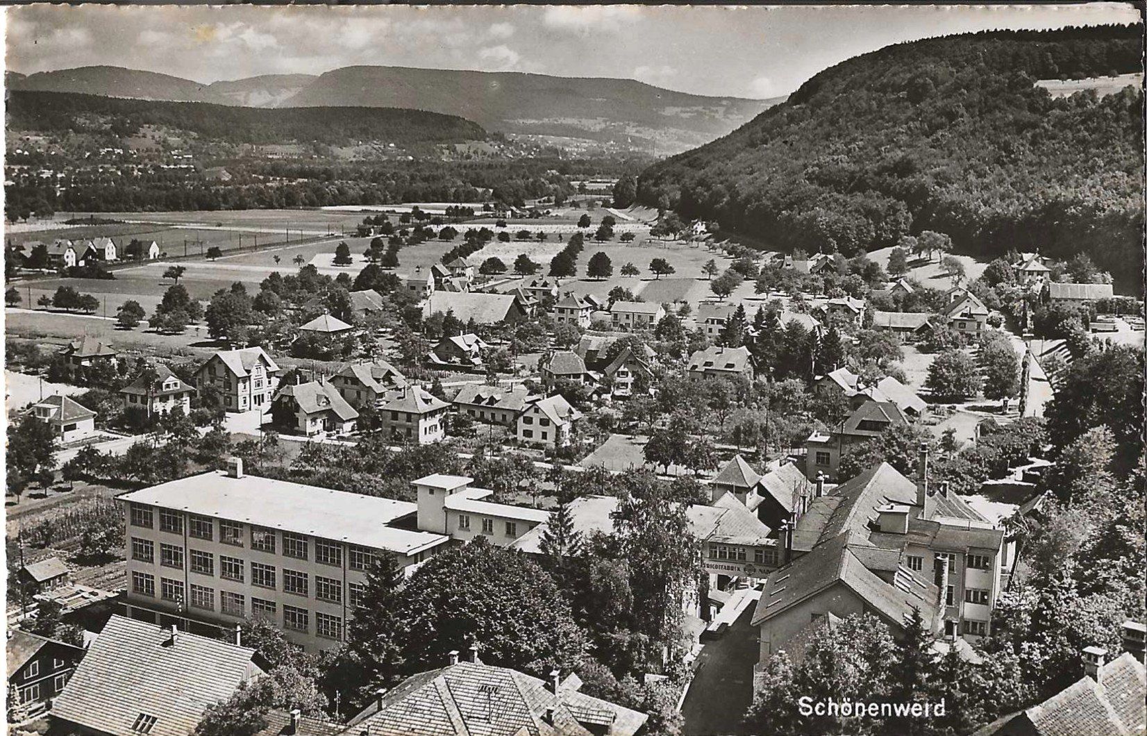 Cartoline postali: Karte Schönenwerd 1955 – Usato da Zürich venduto da Philacat11