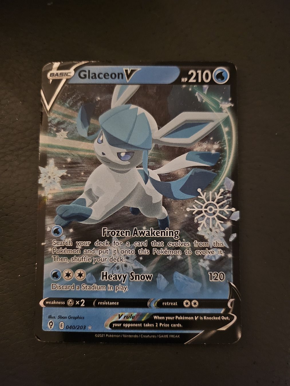Pokémon Carte collezionabili: carte pokemon glaceon V – Usato da Croy venduto da sylvie1350