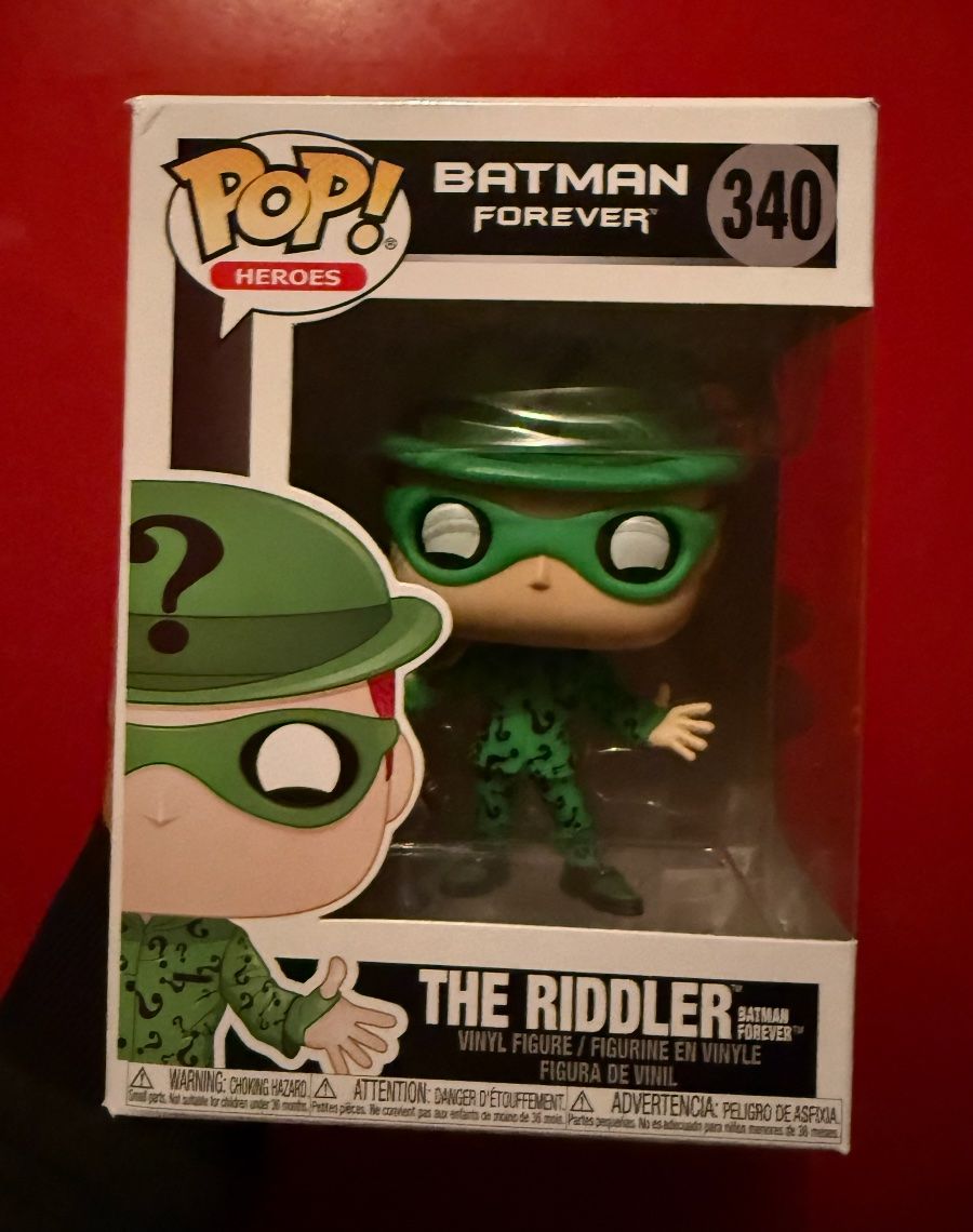 Funko Statuette: Funko Pop! Batman - The Riddler – Nuovo e nell'imballaggio originale da Moudon venduto da CollectorGeek