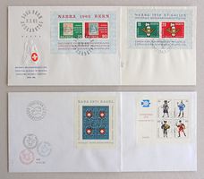 1959/1965/1971/1974 Lot 4 FDC Blöcke