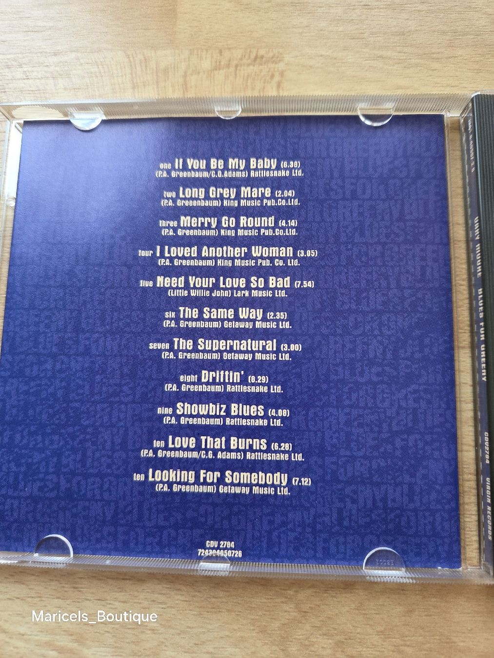 CDs: Gary Moore Blues For Greeny CD good condition – Gebraucht aus Winterthur von Maricels_Boutique 2