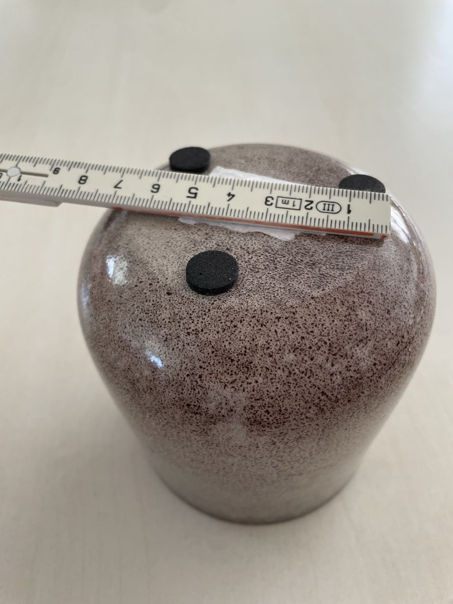 Pentole: Keramiktopf, Übertopf, Pflanzgefäss, Herbstdeko, 12 cm – Nuovo (secondo la descrizione) da Neuenkirch venduto da balani 3