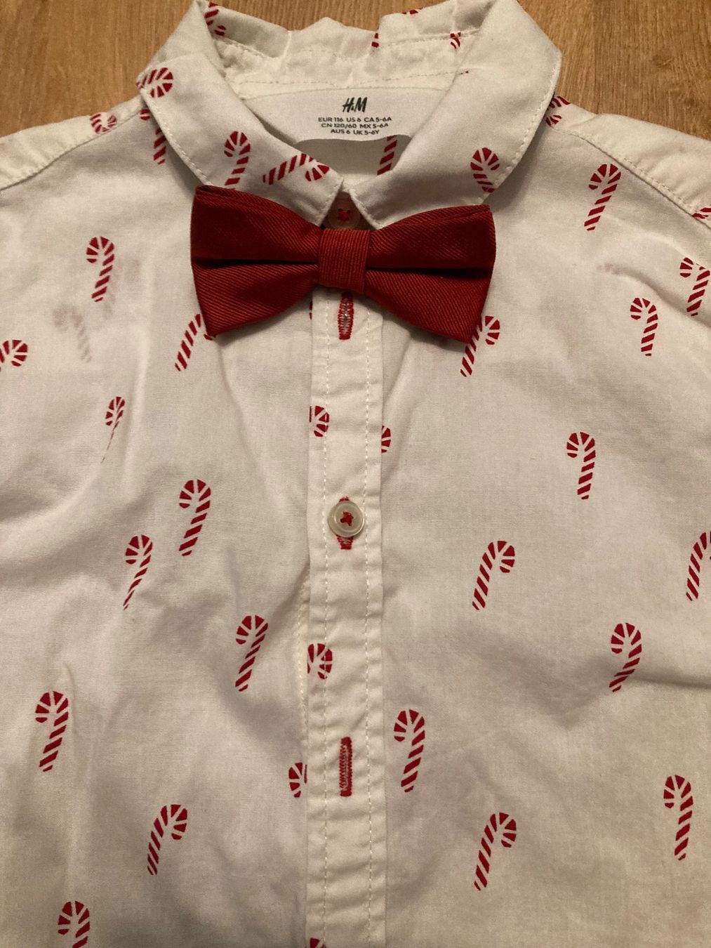 Camicie, T-shirt & Polo: Jungen Weihnachts Hemd Gr. 116 – Usato da Emmenbrücke venduto da JJ_89 1