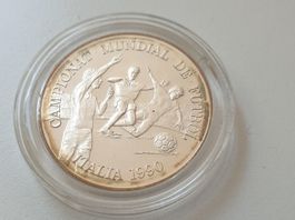 🇦🇩 10 Diners Andorra 1989 - proof Football Silver 12g .925