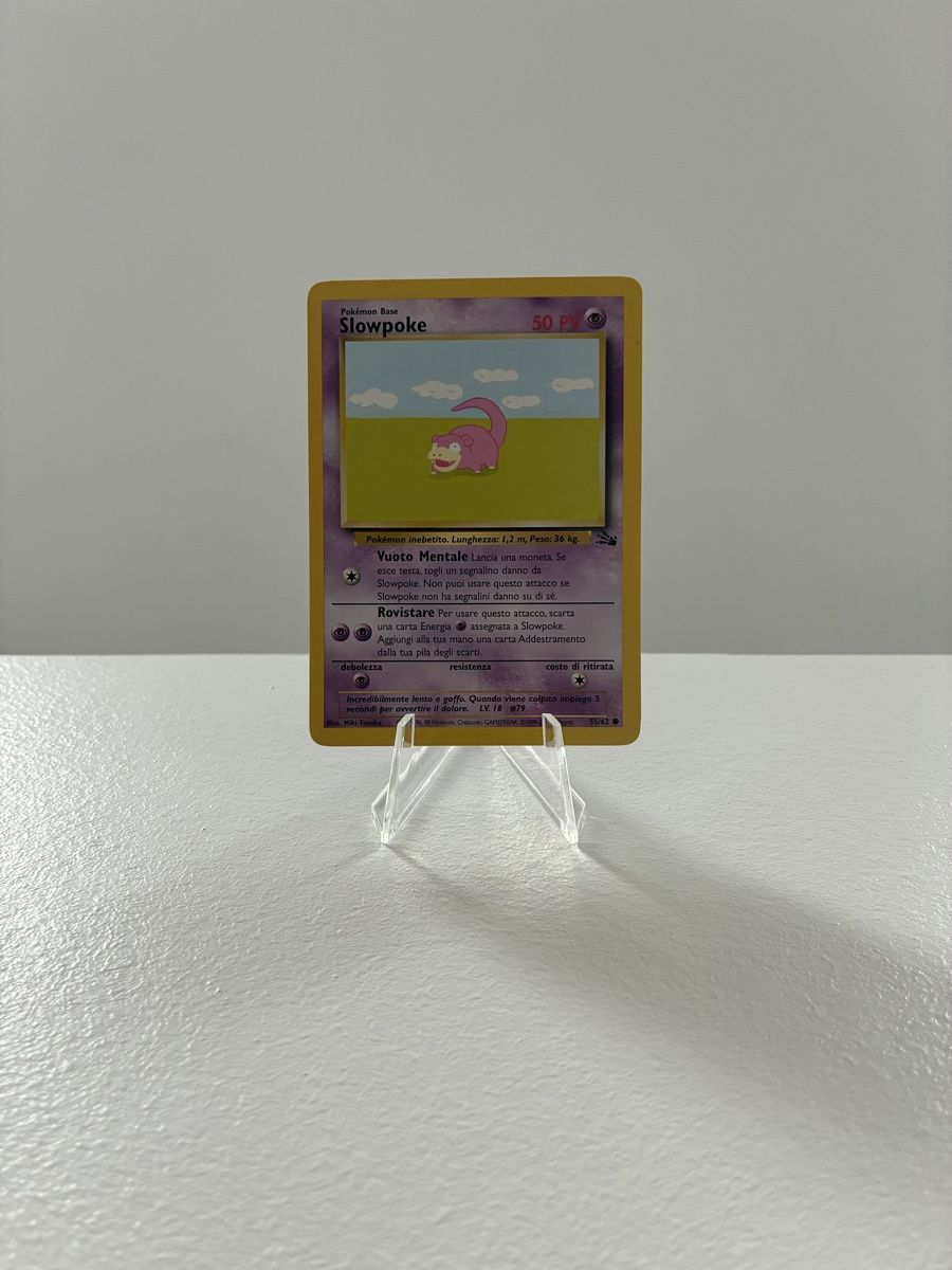 Pokémon Carte collezionabili: Carta Pokemon Slowpoke 56/62 – Nuovo (secondo la descrizione) da Taverne venduto da nad02026