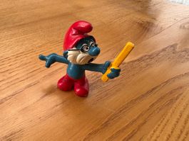 Original Schlumpf Schleich Peyo - Schulbank Schlumpf