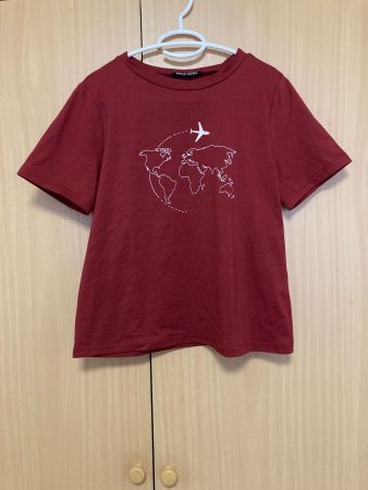 T-Shirt bordeaux Gr. M