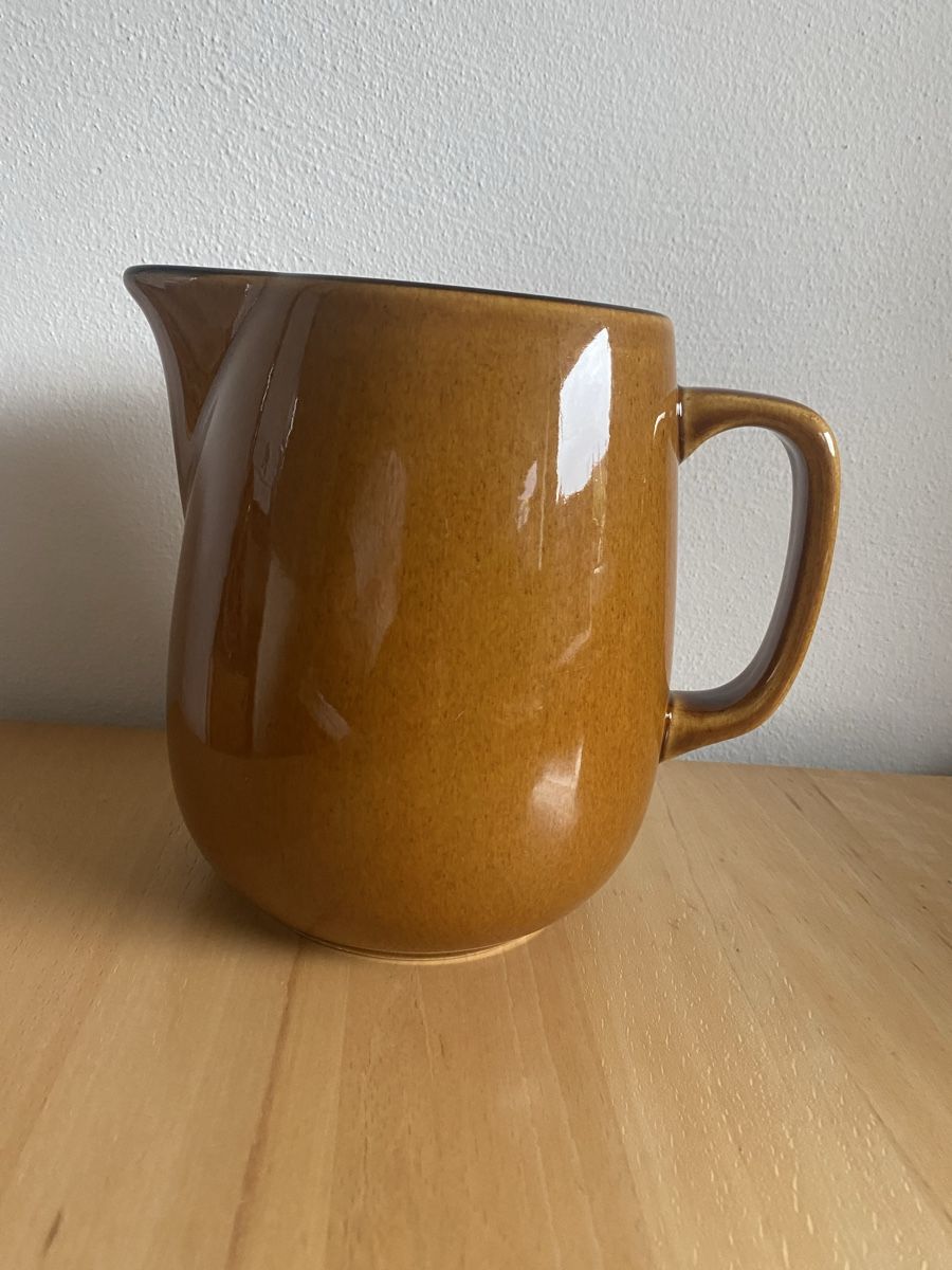 Rössler Caraffe: Rössler Krug braun 2 Liter – Usato da Schwarzenburg venduto da Michellu