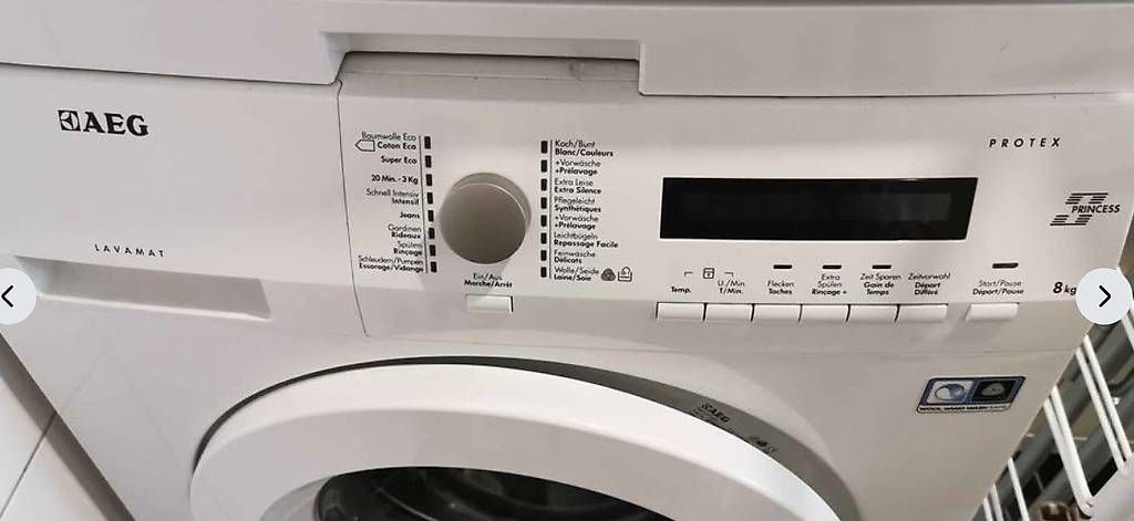 AEG Lavatrici: Lave linge et sèche Linge de marque AEG – Usato da Chêne-Bougeries venduto da Carreaublues 2