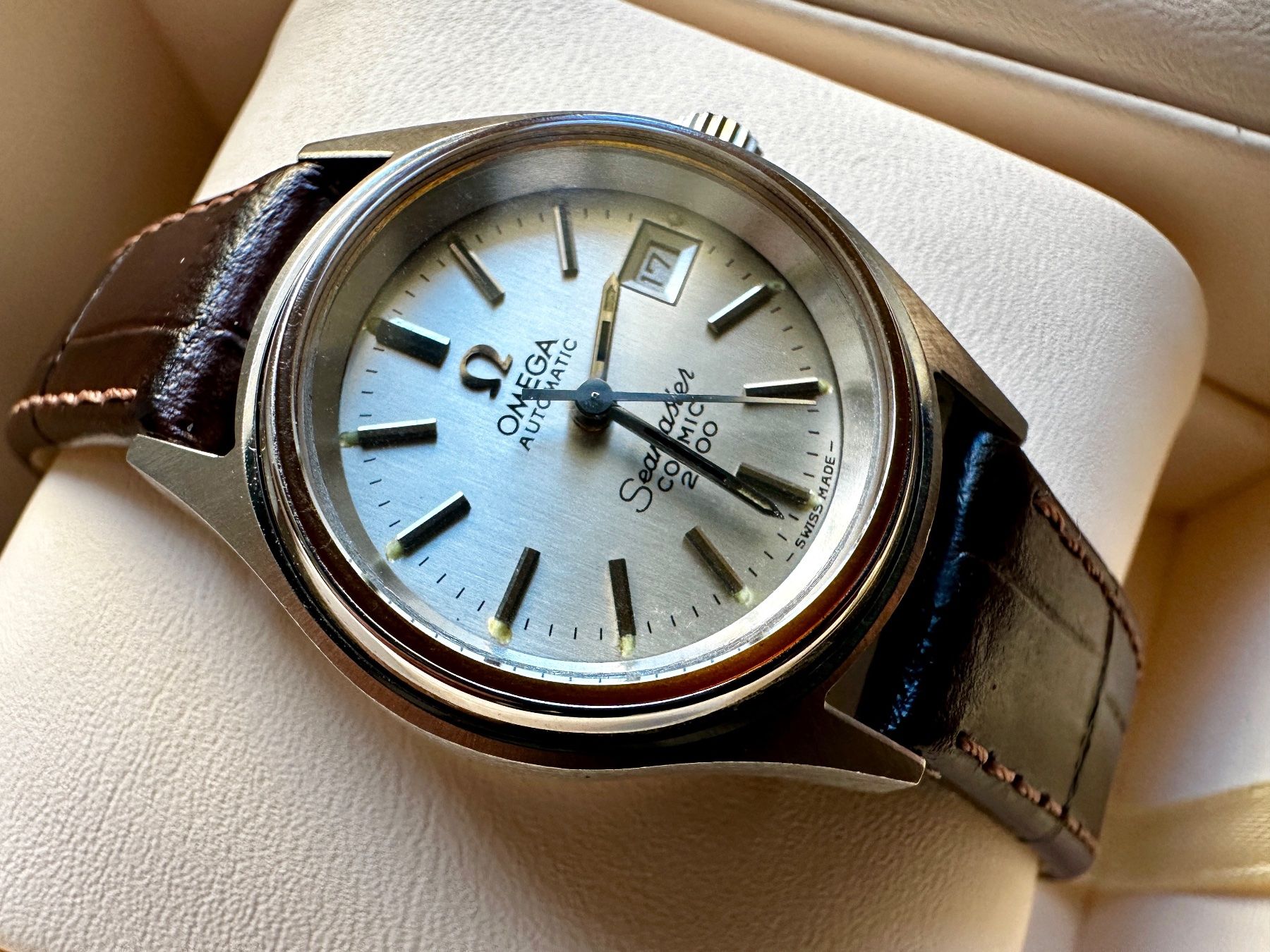 Omega Orologi: Omega Seamaster Cosmic 2000 Automatic Watch – Usato da Matten b. Interlaken venduto da cour13 3