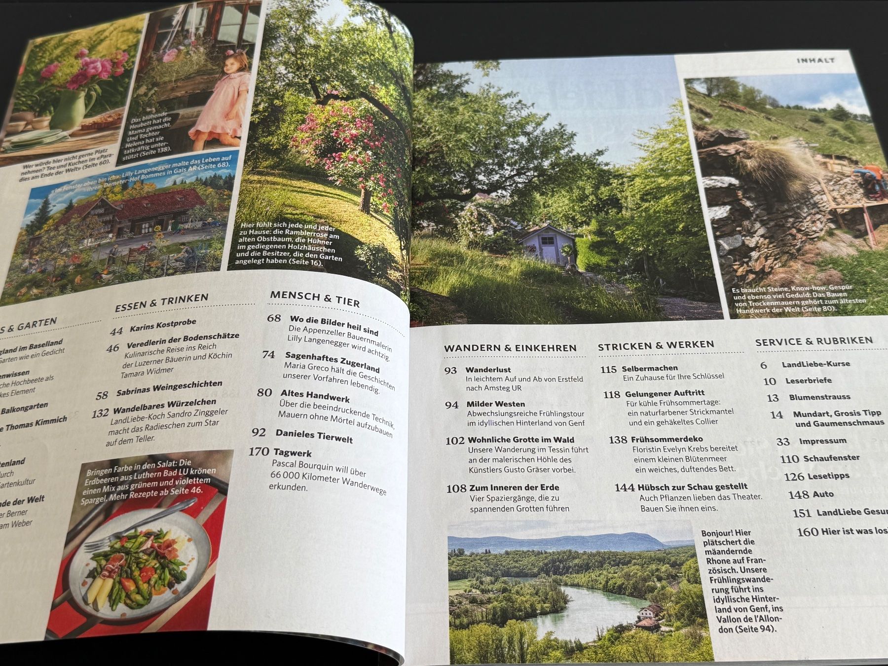 Riviste & Magazine: Schweizer Landliebe Nr 3 Frühsommer 2024 – Usato da Zürich venduto da ch3906 1