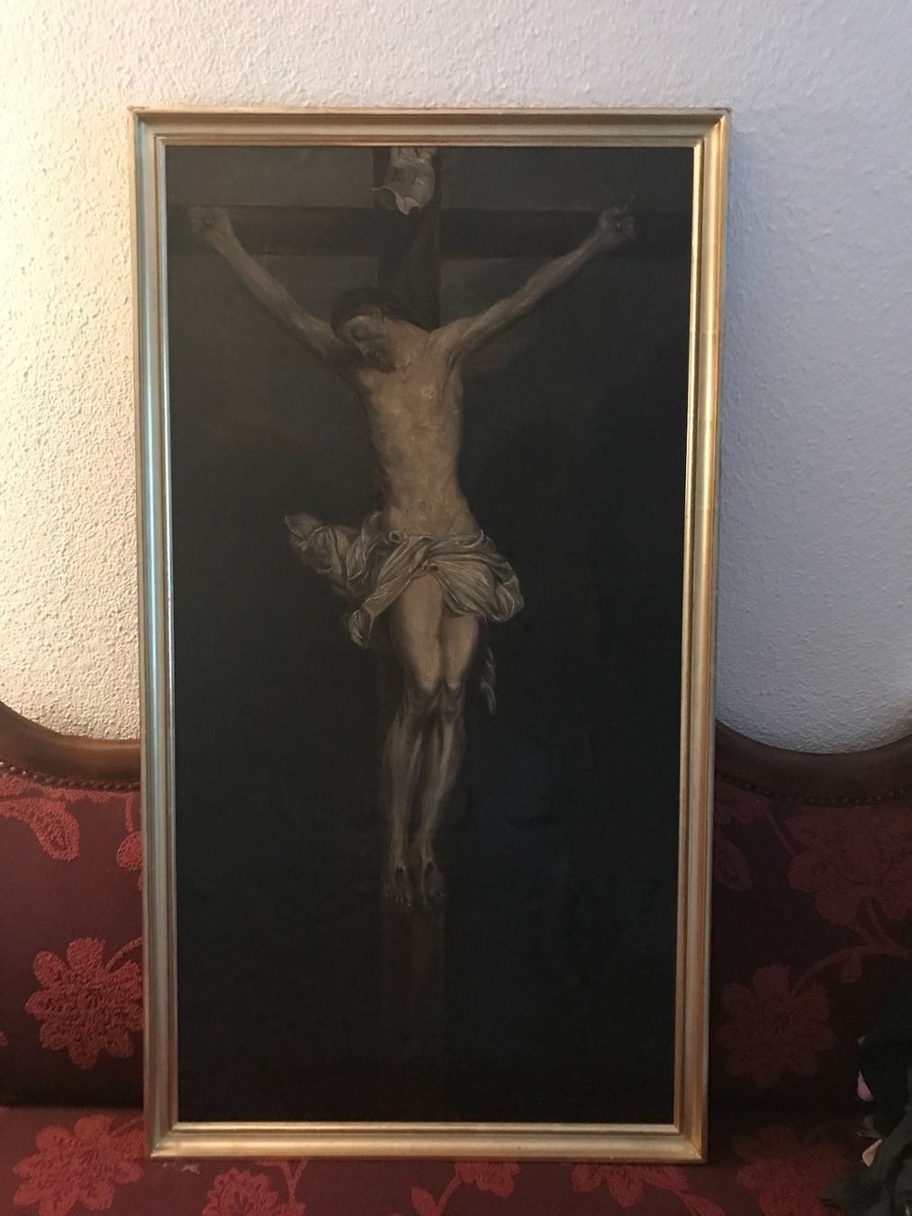 Gemälde: Ölbild Jesus am Kreuz – Gebraucht aus Sachseln von basti1950 9