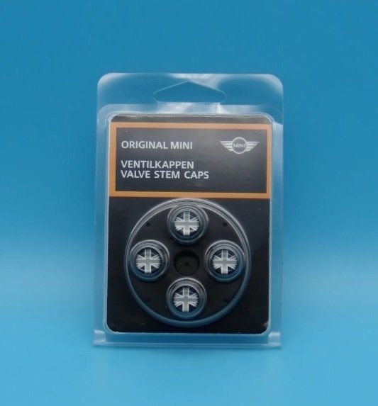 Mini Tutti pezzi di ricambio auto: SET 4x Original MINI Ventilkappen Black Jack britischen Look – Nuovo e nell'imballaggio originale da Wilhelmshaven venduto da Raswanp