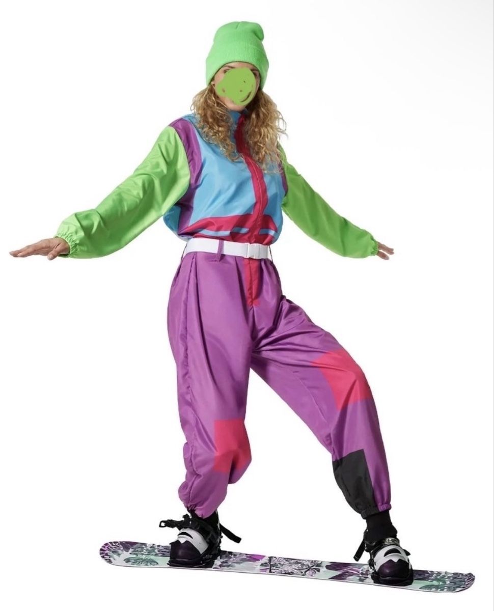 Kostüme: Kostüm Retro 80er 90er Ski Anzug – Neu (gemäss Beschreibung) aus Glis von FasnachtShop.ch