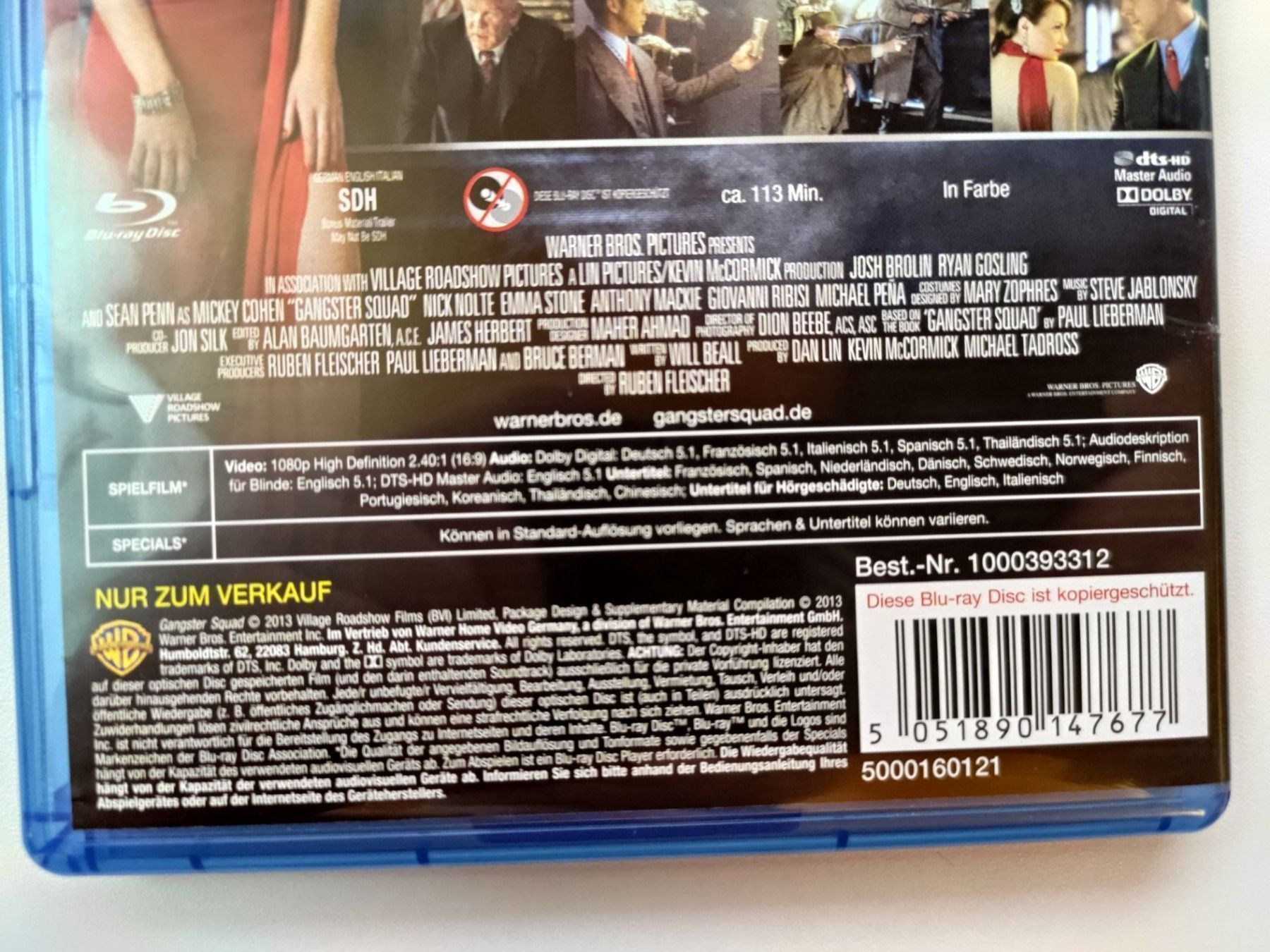 Tutti i DVDs: Gangster Squad – Usato da Liestal venduto da Kratzilla 3