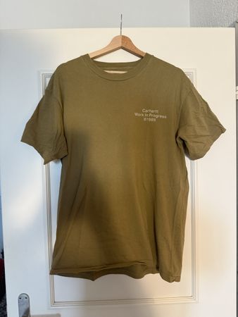 Carhartt WIP T-Shirt oliv, Grösse M, Vogel-Print