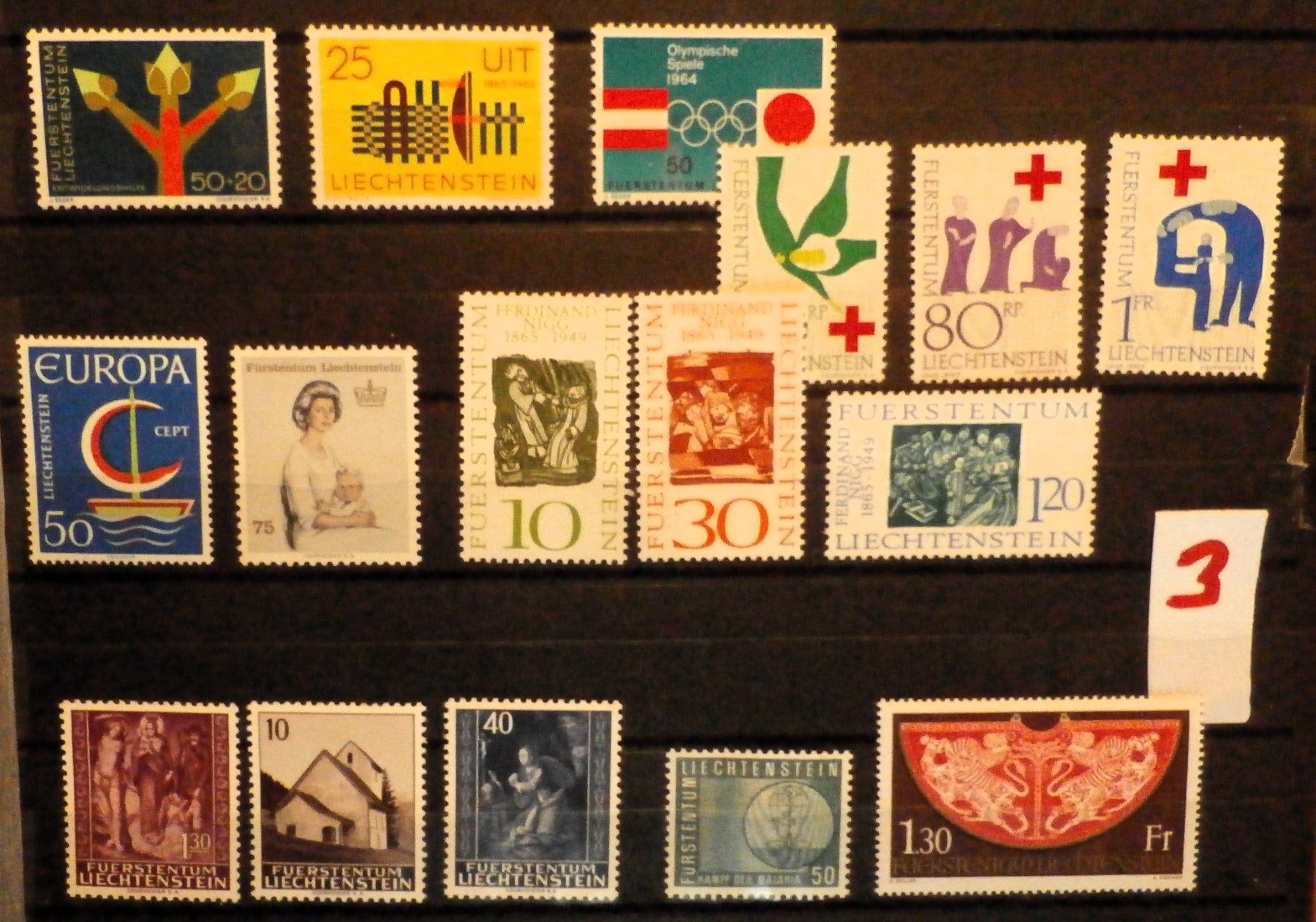 Alle Briefmarken: FL Konvolut ** – Neu (gemäss Beschreibung) aus Kehrsatz von Bernherb2