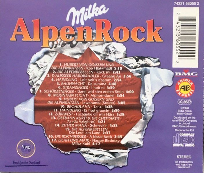 CD: Milka Alpenrock – Usato da Grüningen venduto da azulmarron 1
