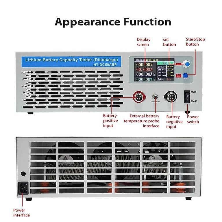 Misurare: HT-DC50ABP 120V 50A Batterie-Entladetester – Nuovo e nell'imballaggio originale da Malans GR venduto da BUYBEST-Schweiz 8