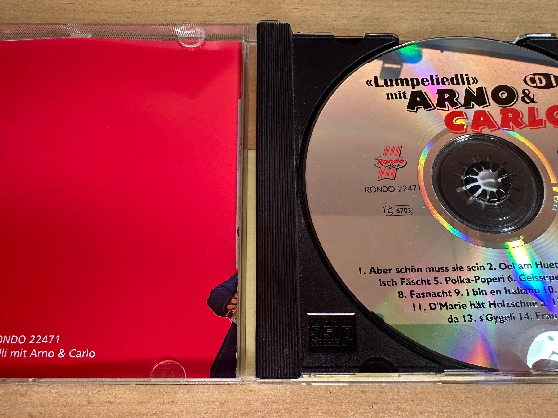 CD: U6 Arno & Carlo - Lumpeliedli – Usato da Rikon im Tösstal venduto da Alpenmutz 2