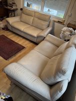 Natuzzi Editions 2x 2er Sofa aus Echtleder – elektrisch 