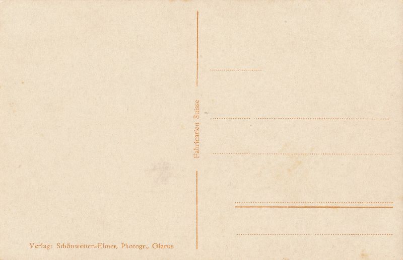 Cartoline postali: Glarus - Gemeindehausplatz + c1920 – Usato da Emmenbrücke venduto da teestube 1