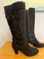 Schicke, schwarze Stiefel, Grösse 41 für den Herbst