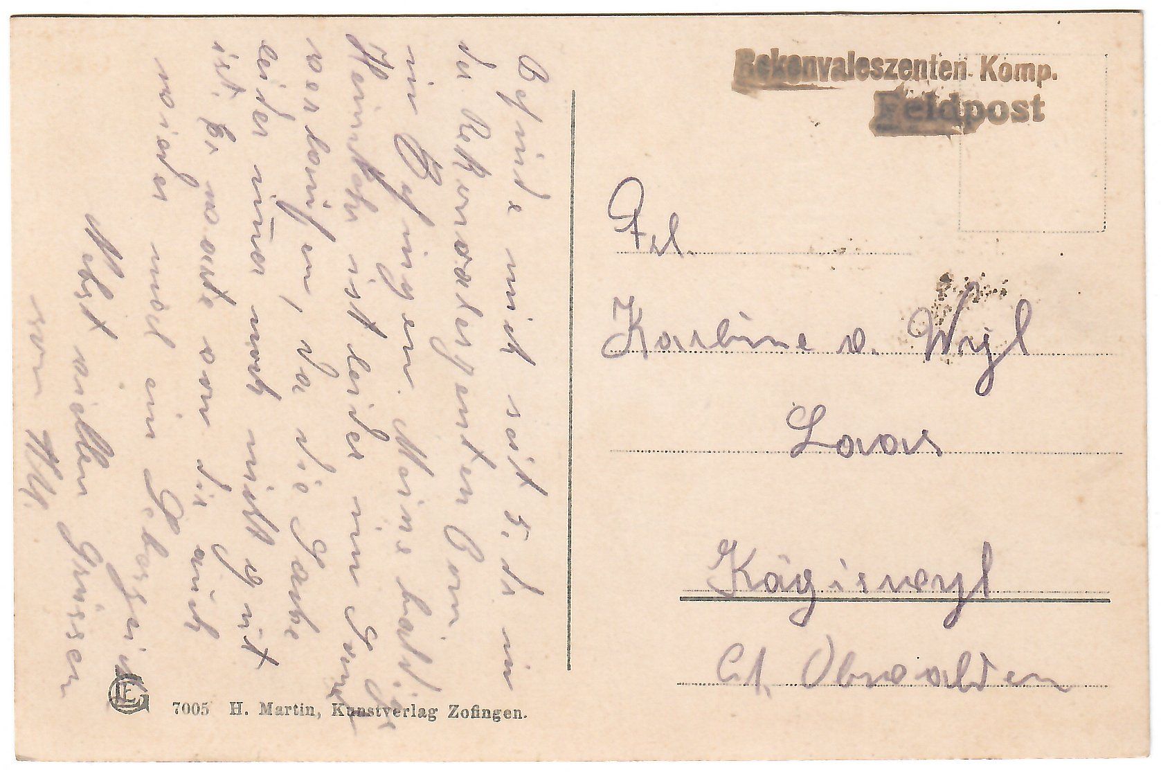 Cartoline postali: Ansichtskarte  Zofingen, Niklaus Thutplatz – Usato da Kerns venduto da etma3 1