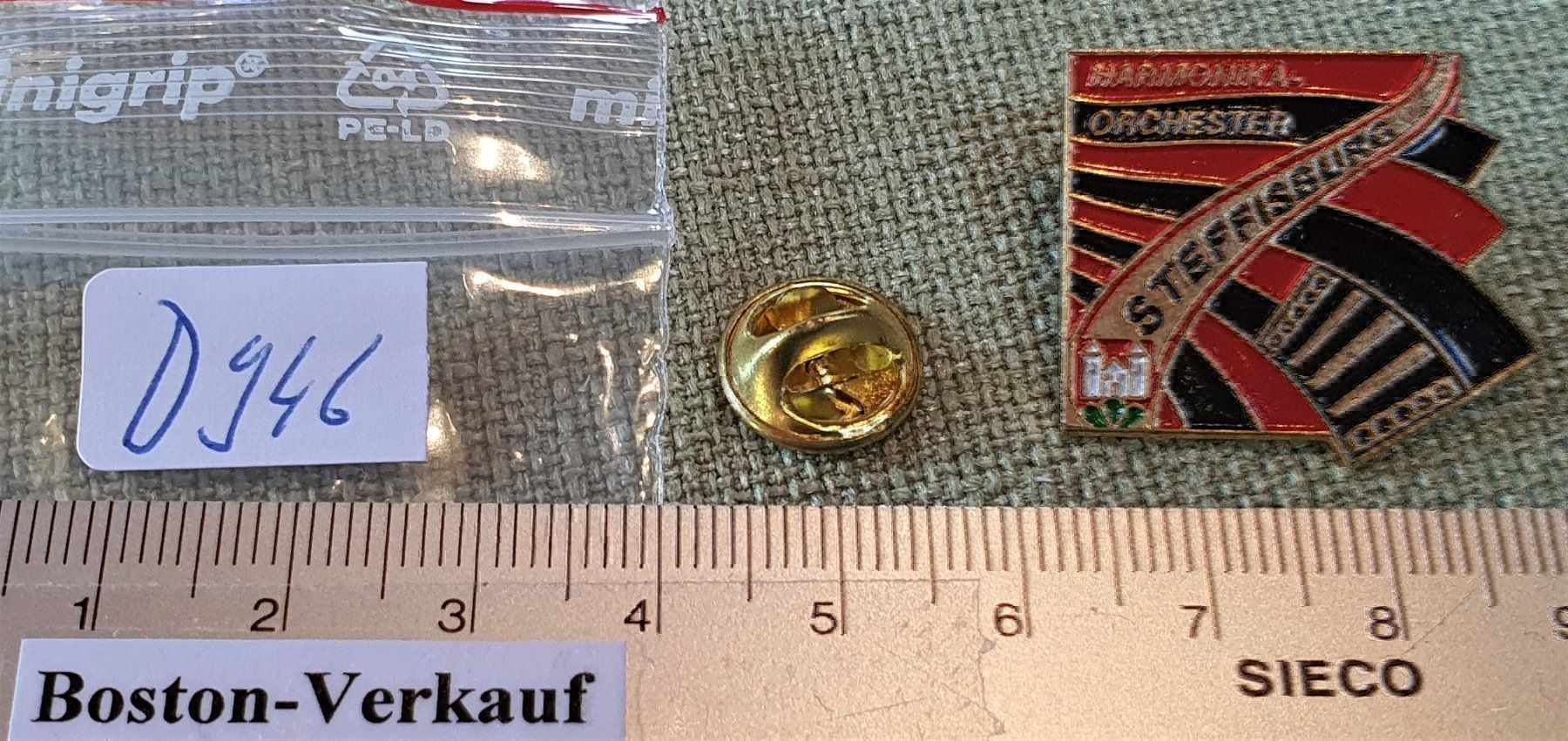 Placchette & Badge: D946 Pin Harmonika Orchestra Steffisburg – Usato da Reinach BL venduto da Boston-Verkauf 2