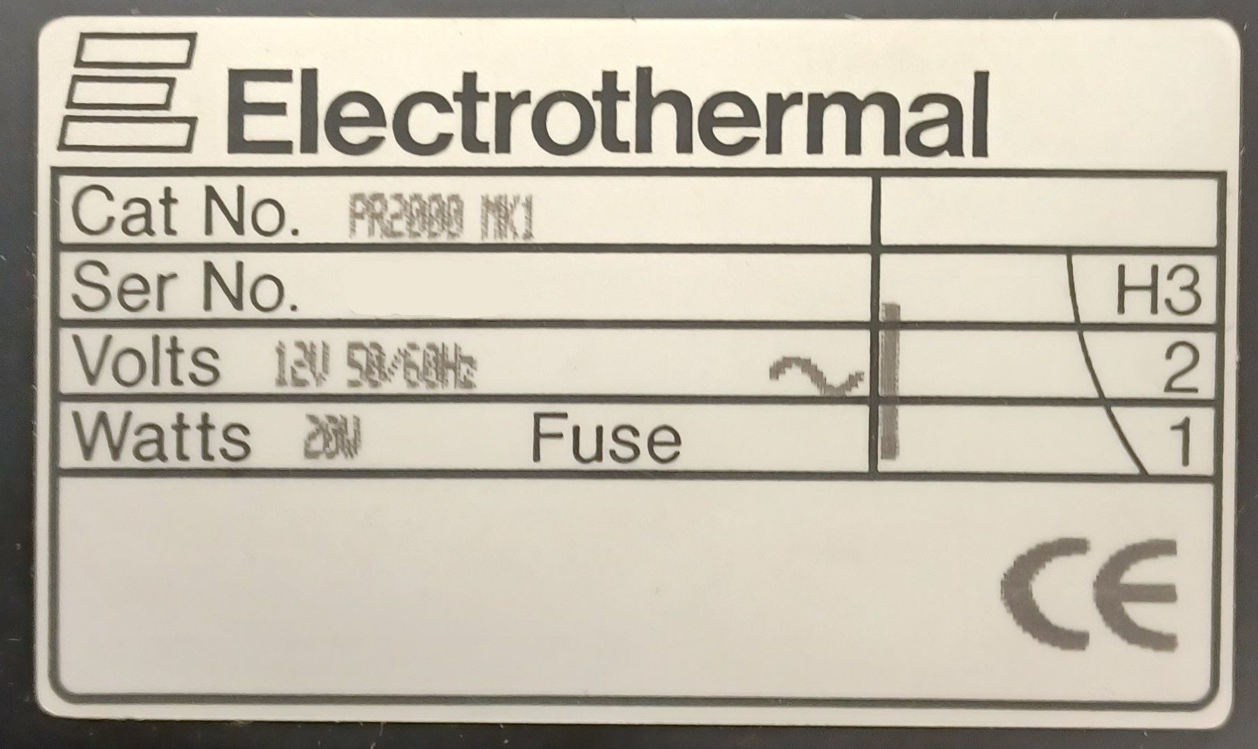 Laborzubehör: Electrothermal PR2000 MK1 – Gebraucht aus Niederdorf von LeptonAG 2