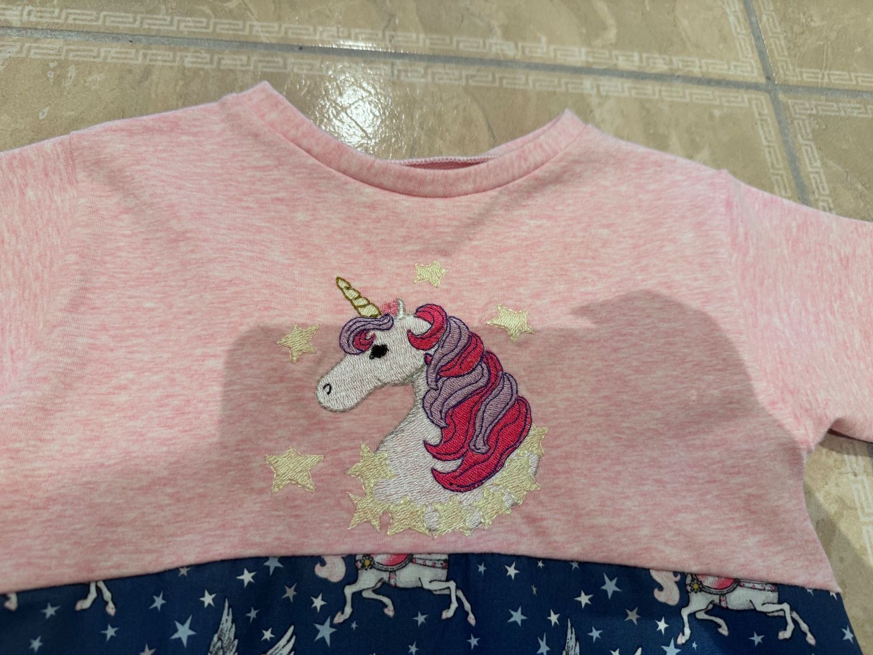 Vestiti & Gonne: neues süsses handmade Einhorn Kleid, 4J 104 – Nuovo (secondo la descrizione) da Klingnau venduto da Markus14 3